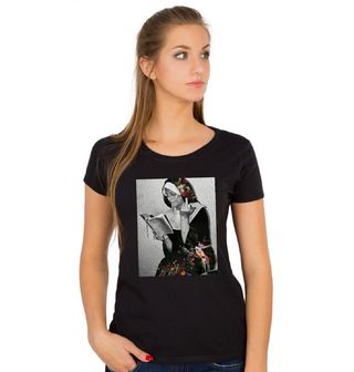 Obrázek 1 produktu Dámské tričko Jeptiška s knihou