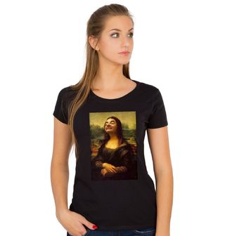Obrázek 1 produktu Dámské tričko Mr. Bean jako Mona Lisa