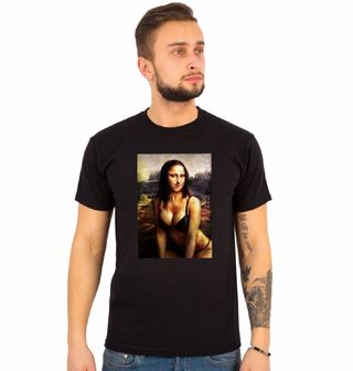 Obrázek 1 produktu Pánské tričko Svůdná Mona Lisa