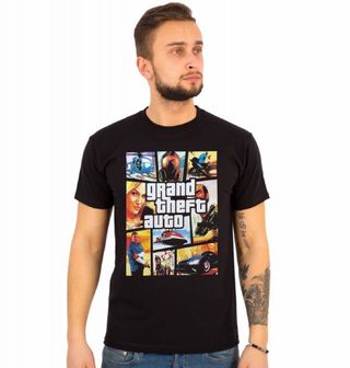 Obrázek 1 produktu Pánské tričko Grand Theft Auto GTA (Velikost: M)