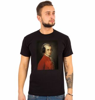 Obrázek 1 produktu Pánské tričko Mozart se sluchátkama