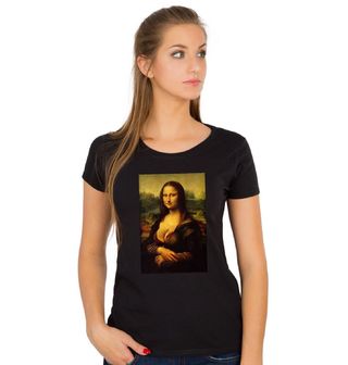Obrázek 1 produktu Dámské tričko Mona Lisa s výstřihem