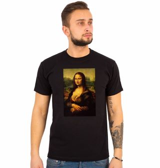 Obrázek 1 produktu Pánské tričko Mona Lisa s výstřihem
