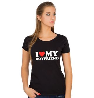 Obrázek 1 produktu Dámské tričko Miluju svého přítele I Love My Boyfriend