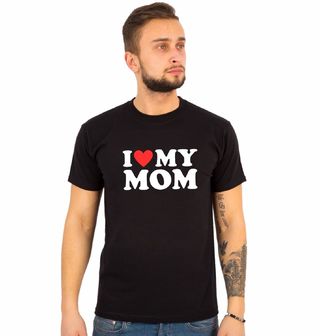 Obrázek 1 produktu Pánské tričko Miluju svojí mámu I Love My Mom