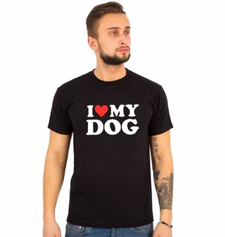 Obrázek 1 produktu Pánské tričko Miluju svého psa I Love My Dog