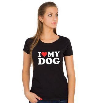Obrázek 1 produktu Dámské tričko Miluju svého psa I Love My Dog
