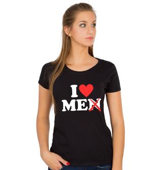 Obrázek 1 produktu Dámské tričko Miluju se: Bez mužů prosím! I Love Me