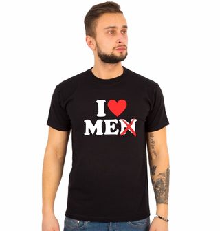 Obrázek 1 produktu Pánské tričko Miluju se: Bez mužů prosím! I Love Me