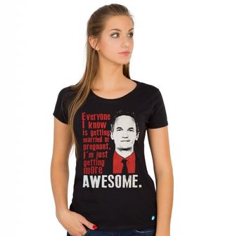 Obrázek 1 produktu Dámské tričko Barney Stinson "Awesome" HIMYM