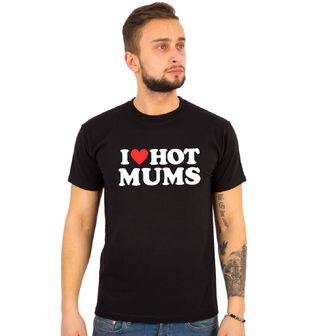 Obrázek 1 produktu Pánské tričko Miluju maminy I Love Hot Mums
