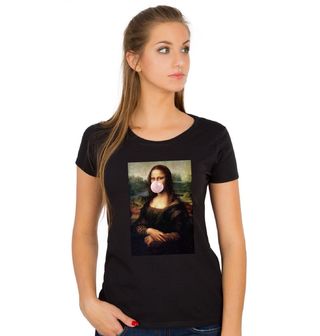 Obrázek 1 produktu Dámské tričko Mona Lisa se žvýkačkou