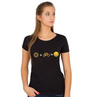 Obrázek 1 produktu Dámské tričko Perfektní den na kolo