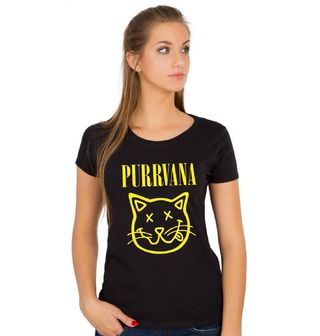 Obrázek 1 produktu Dámské tričko Kočičí Purrvana Love Cat