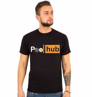 Obrázek 1 produktu Pánské tričko PoolHub Kulečníkový Hub