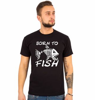 Obrázek 1 produktu Pánské tričko Zrozen k rybaření Born to fish