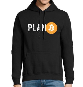 Obrázek 1 produktu Pánská mikina Plán B(itcoin) Bitcoin