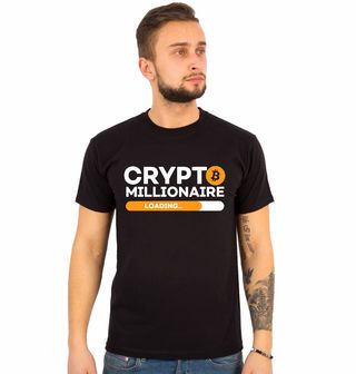 Obrázek 1 produktu Pánské tričko Crypto Milionář Crypto Millionaire Loading