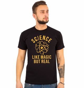 Obrázek 1 produktu Pánské tričko Kouzlo vědy Science Like Magic But Real