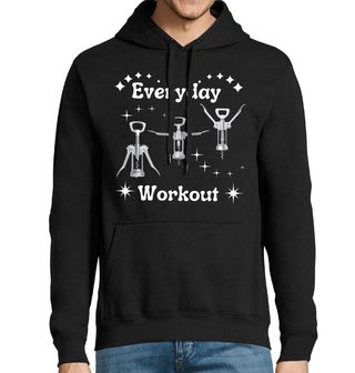 Obrázek 1 produktu Pánská mikina Zvedám špunty, ne činky Wine Workout Everyday