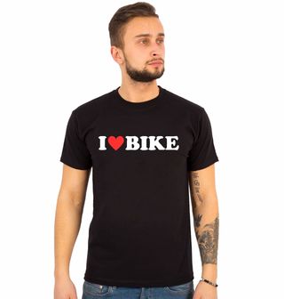 Obrázek 1 produktu Pánské tričko Miluju kolo I Love Bike