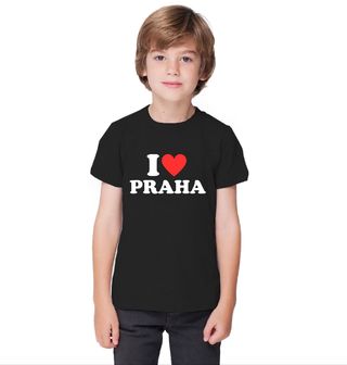 Obrázek 1 produktu Dětské tričko Miluju Prahu I Love Praha