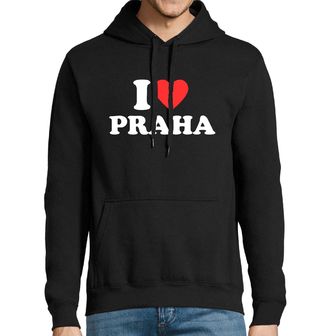 Obrázek 1 produktu Pánská mikina Miluju Prahu I Love Praha