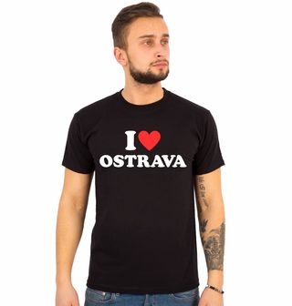 Obrázek 1 produktu Pánské tričko Miluju Ostravu I Love Ostrava