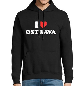 Obrázek 1 produktu Pánská mikina Miluju Ostravu I Love Ostrava