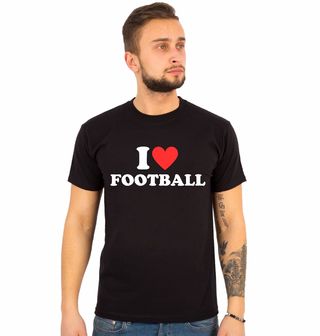 Obrázek 1 produktu Pánské tričko Miluju fotbal I Love Football