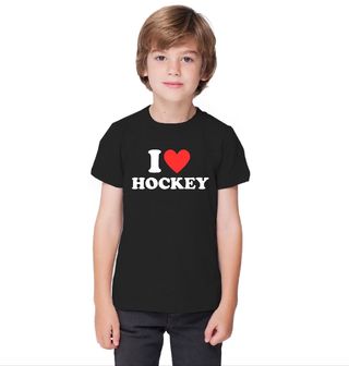 Obrázek 1 produktu Dětské tričko Miluju hokej I Love Hockey