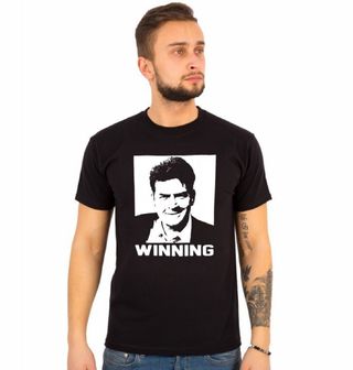 Obrázek 1 produktu Pánské tričko Charlie Sheen Winning "Vyhrávej!"