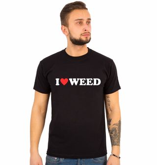 Obrázek 1 produktu Pánské tričko I Love Weed