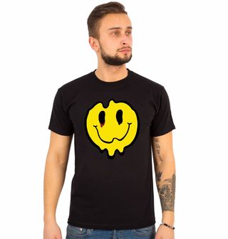 Obrázek 1 produktu Pánské tričko Hororový Rozteklý Smajlík Melting Smiley