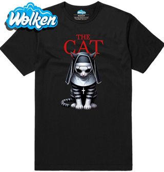Pánské tričko The Cat Nun Kočičí jeptiška.jpg