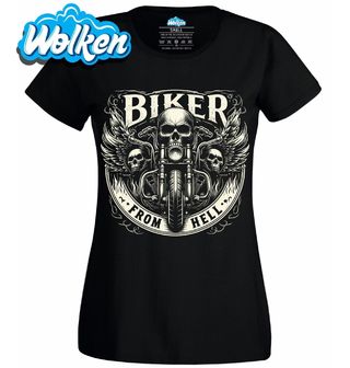 Dámské tričko Motorkář Biker from Hell.jpg