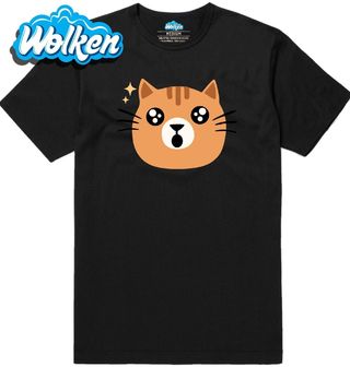 Pánské tričko Překvapená kočka Cute Surprised Cat.jpg