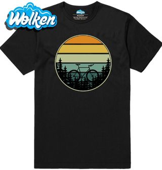 Pánské tričko Kolo při západu slunce Retro Sunset  Bike.jpg