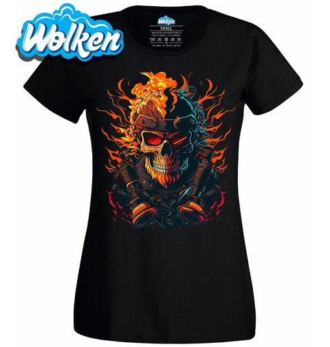Obrázek produktu Dámské tričko Kostlivec v Plamenech Ghost Rider