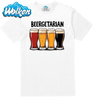 Pánské tričko  Beergetarian Druhy Piva.jpg