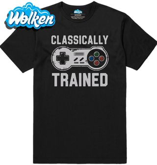 Pánské tričko Klasicky Vytrénován Classically Trained Retro Gamer.jpg