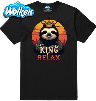 Pánské tričko Lenochod Král relaxu King of Relax Sloth.jpg