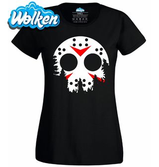Dámské tričko Lesní Maska Jason Voorhees.jpg