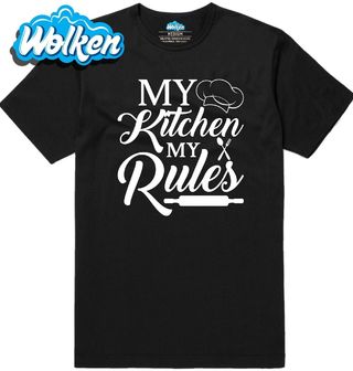 Pánské tričko Moje kuchyň, moje pravidla My Kitchen My Rules.jpg