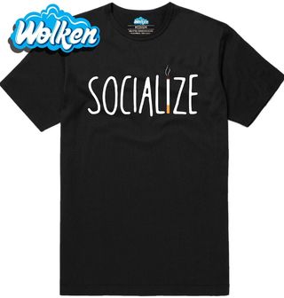 Pánské tričko Kouření socializuje Socialize.jpg