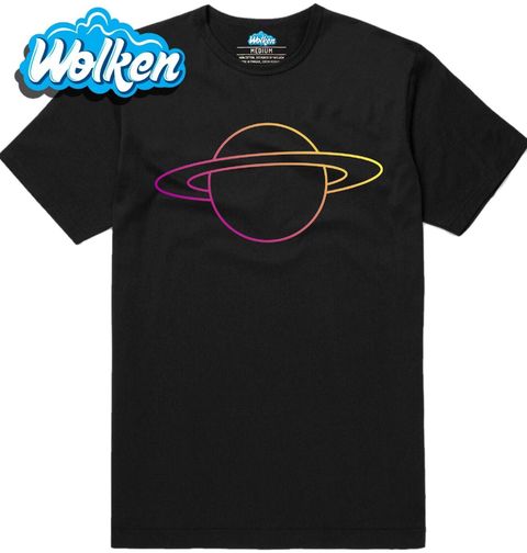 Obrázek produktu Pánské tričko Neonová Planeta Saturn