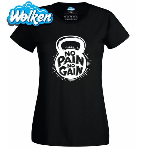 Obrázek produktu Dámské tričko No Pain No Gain Kettlebell