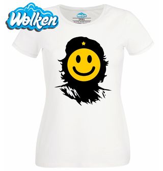 Dámské tričko   Vůdce Che Guevara Che Smiley.jpg