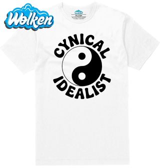 Pánské tričko  Jin a Jang Cynický Idealista Yin Yang Cynical Idealist.jpg