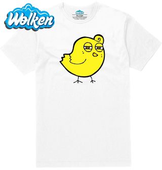 Pánské tričko  Skeptické Kuře Cartoon Bird.jpg